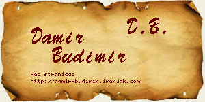 Damir Budimir vizit kartica